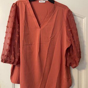 Bothenial XXL peach looks brand new 100% polyester